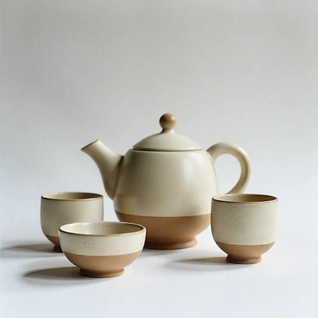 Handgjord keramik kruka med naturlig textur