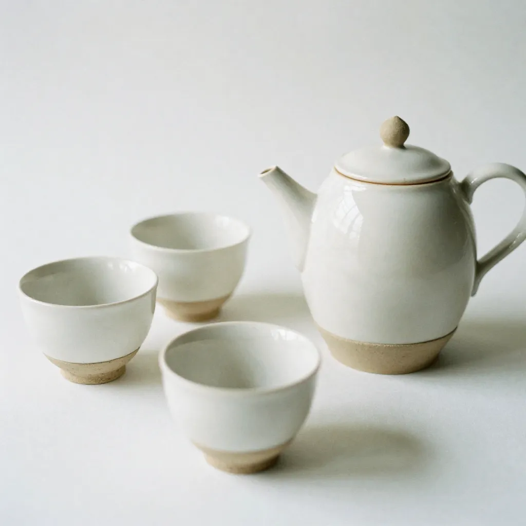 Diverse handgjorda keramikprodukter